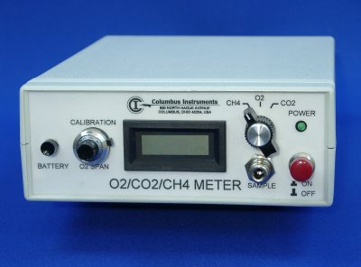 Portable O2, CO2, CH4 Gas Meter
