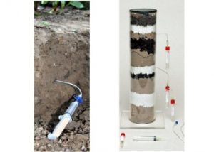 Sampling or suction lysimeters are ideal for soil columns and small pots.